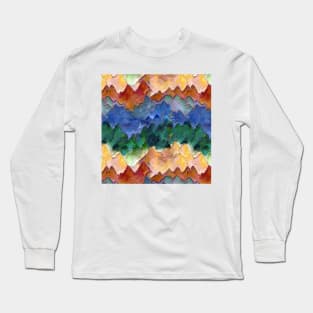 Colorful Mountains Long Sleeve T-Shirt